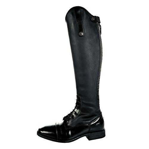 HKM Sevilla - Botas de equitación (largo/anchura, talla 36), color negro