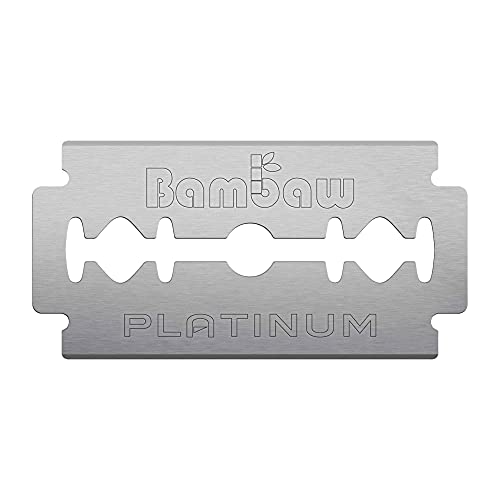 Hoja de afeitar de doble filo Bambaw Superior Platinum 100 ud