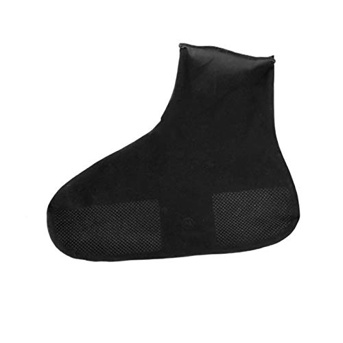 HUAIXIAOHAI 1 par de botas Cubierta impermeable Zapatilla de silicona Material de silicona Zapatos Unisex Protectores Botas de lluvia para interiores Días de lluvia al aire libre reutilizables waterpr