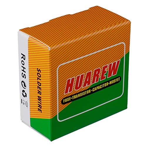 HUAREW HR990307 Sn 99-Ag 0.3-Cu 0.7 alambre de soldadura sin plomo con núcleo de colofonia (0.6mm, 100g)