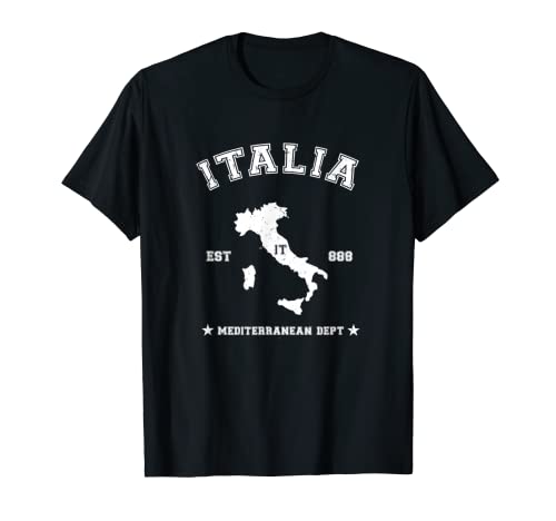 Italia Oultine Italia Bota Est 888 Camiseta