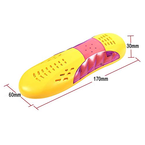 iwobi Zapatos Calentador, Secador de Botas eléctrico, Portátil UV Botas Eléctricas Secador de Zapatos/Botas, Deshumidificador (Color de Rosa)