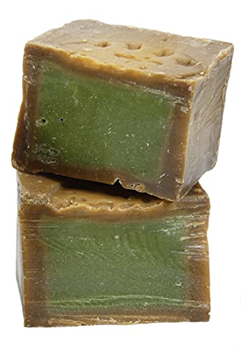 Jabón natural de Alepo tradicional y genuino, hecho a mano con aceite de oliva y aceite de laurel al 40% 200g