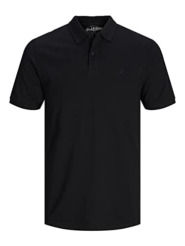 Jack & Jones Jjebasic Polo SS Noos - Camiseta para Hombre, Negro , Talla XL