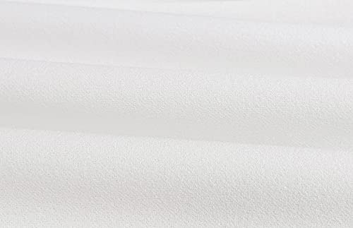 Jophy & Co - Pantalón Cabana para mujer - Made in Italy - Ligero, cómodo y de piernas anchas - Estilo mono elastizado de tela - Modelo n. 6038 Color blanco. XL
