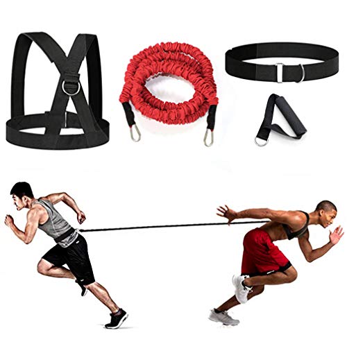 Juego de cables de resistencia YNXing Fit Solo o Partner, ideal para tenis, fútbol, baloncesto, movimiento, Sprint, entrenamiento de sobrevelocidad