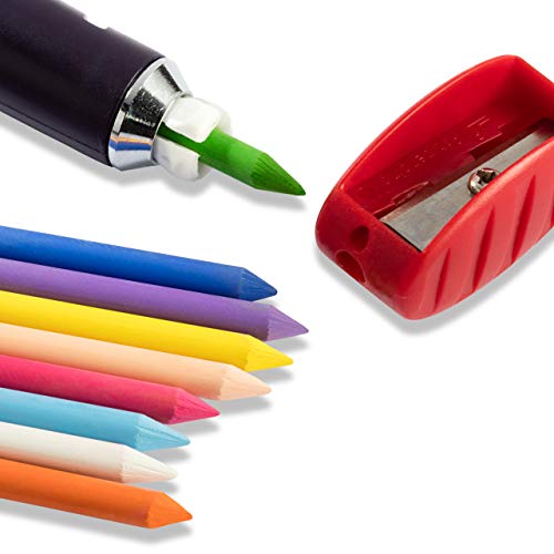 Juego de cartuchos de tiza Prym para escribir / marcar y dibujar en textiles / papel / madera / plástico, plástico / metal, multicolor
