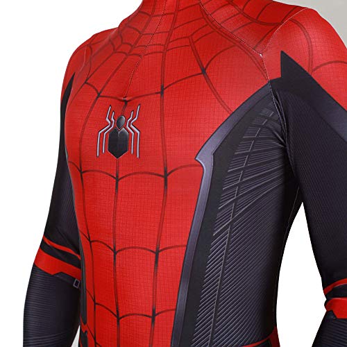 JUFENG Nuevo Adulto Niños Spider-Man 2019 Traje De Halloween Traje De Impresión 3D Spandex Lycra Spiderman - Traje Cosplay Traje,A-Adult/L