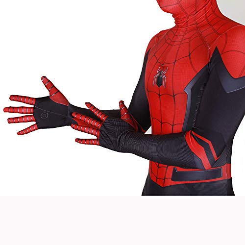 JUFENG Nuevo Adulto Niños Spider-Man 2019 Traje De Halloween Traje De Impresión 3D Spandex Lycra Spiderman - Traje Cosplay Traje,A-Adult/L