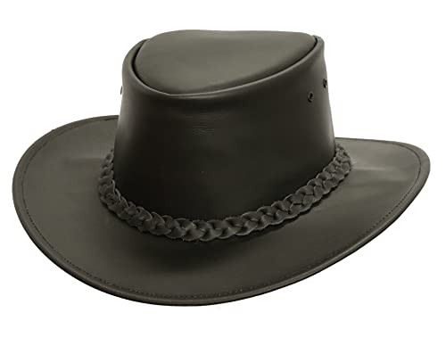 Kakadu Traders - Sombrero de piel, Colonial Black, M