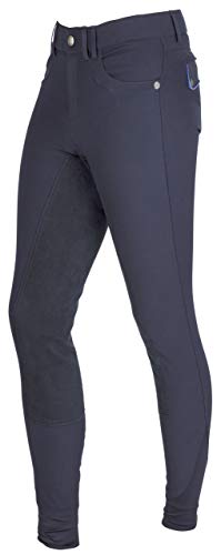 Kerbl Covalliero 325472 Techno - Pantalón de equitación para Hombre, Color Azul Oscuro, Talla 46, XXL, Color Azul Oscuro