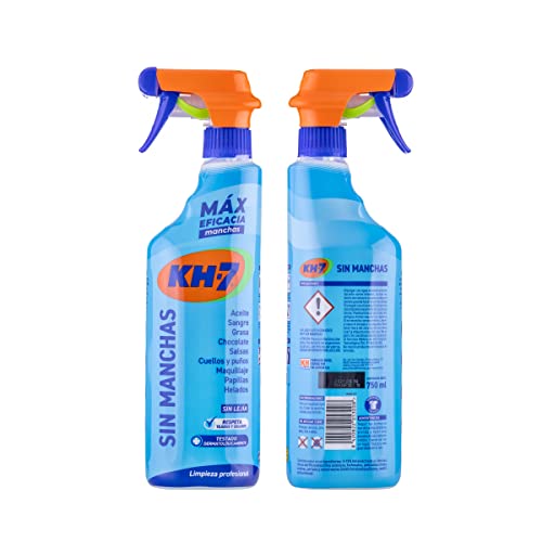 KH-7 Sin Manchas - Máxima Eficacia, Elimina sin Esfuerzo las Manchas más Difíciles, Fórmula sin Lejía, Repecta los Tejidos y los Colores, Formato Pulverizador, Cómodo y Rápido - 750 ml