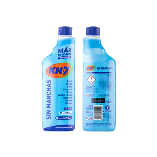 KH-7 Sin Manchas - Máxima Eficacia, Elimina sin Esfuerzo las Manchas más Difíciles, Fórmula sin Lejía, Repecta los Tejidos y los Colores, Formato Pulverizador, Cómodo y Rápido - Recambio 750 ml