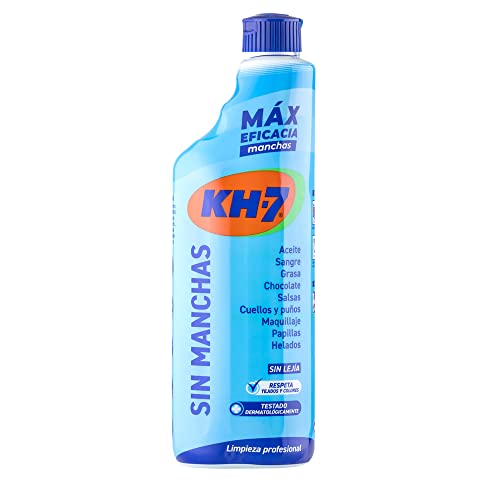 KH-7 Sin Manchas - Máxima Eficacia, Elimina sin Esfuerzo las Manchas más Difíciles, Fórmula sin Lejía, Repecta los Tejidos y los Colores, Formato Pulverizador, Cómodo y Rápido - Recambio 750 ml