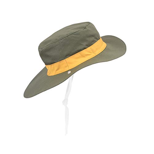 Ki ET LA Chapeau Reversible 100% Anti UV Gorro/Sombrero, Panamá Caqui, M para Bebés
