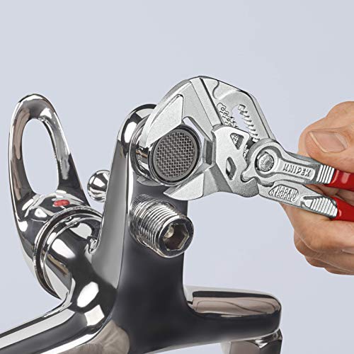 KNIPEX Tenaza llave alicate y llave en una sola herramienta (180 mm) 86 03 180 SB (cartulina autoservicio/blíster)