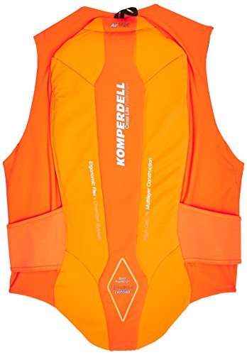 Komperdell Adultos Protect Air Vest '16 Protector, Negro/Naranja, 6229 – 20, Protect Air Vest' 16, Unisex, Protektor ProtectAirVest'16, Negro/Naranja, Large