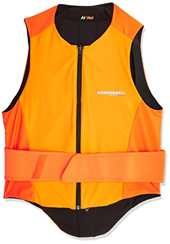 Komperdell Adultos Protect Air Vest '16 Protector, Negro/Naranja, 6229 – 20, Protect Air Vest' 16, Unisex, Protektor ProtectAirVest'16, Negro/Naranja, Large