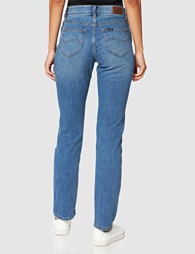 Lee Comfort Denim Straight Jeans Mujer, Azul (Moderno), 46 IT (32W/31L)
