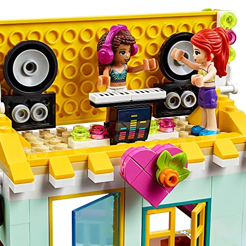 LEGO 41428 Friends Casa en la Playa Juguete de Construcción para Niños y Niñas de +6 años Casa de Muñecas con Mini Muñecas