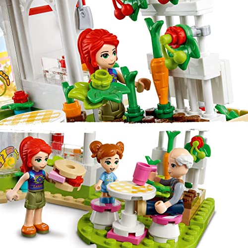 LEGO 41444 Friends Cafetería Orgánica de Heartlake City Juguete de Construcción para Niños y Niñas +6 años con Mini Muñecas