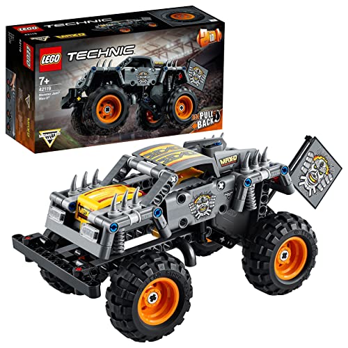 LEGO 42119 Technic 2en1 Monster Jam MAX-D, Juguete de Camión y Quad, Set de Construcción, Cumpleaños para Niños a Partir de 7 Años