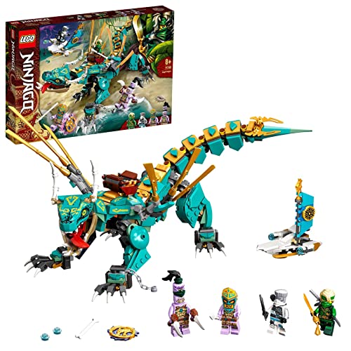 LEGO 71746 Ninjago Dragón de la Jungla, Juguete de construcción con Mini Figuras de Ninja Lloyd y Zane para Niños de +8 años
