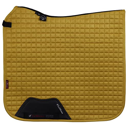 LeMieux Sillín Pad Luxury Square Suede in Size: All Purpose Full. - Amarillo - All Purpose Full