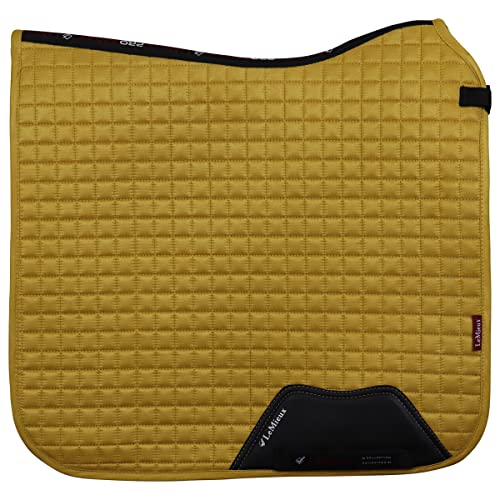 LeMieux Sillín Pad Luxury Square Suede in Size: All Purpose Full. - Amarillo - All Purpose Full