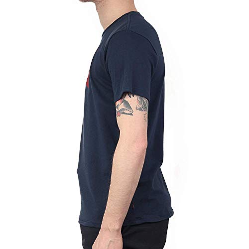 Levi's Set-In Neck Camiseta, Hm Graphic Dress Blues, L para Hombre