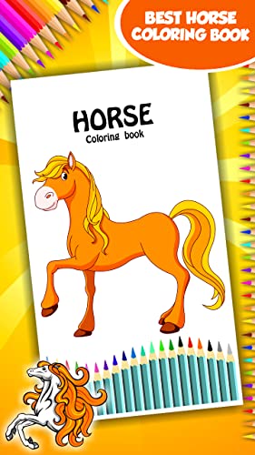 Libro de colorear caballo