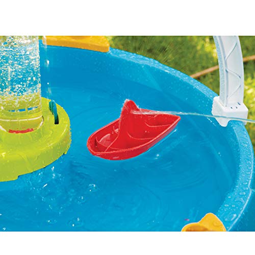 Little Tikes Fun Zone Battle Splash Mesa de Agua - Juego para jardín - Fomenta el Juego Activo e imaginativo - para niños de 3 a 6+ años