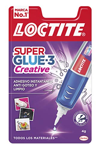 Loctite Super Glue-3 Creative Pen, adhesivo transparente con forma de bolígrafo, pegamento instantáneo y universal antigoteo, fácil de usar y de gran precisión, 1x3 g