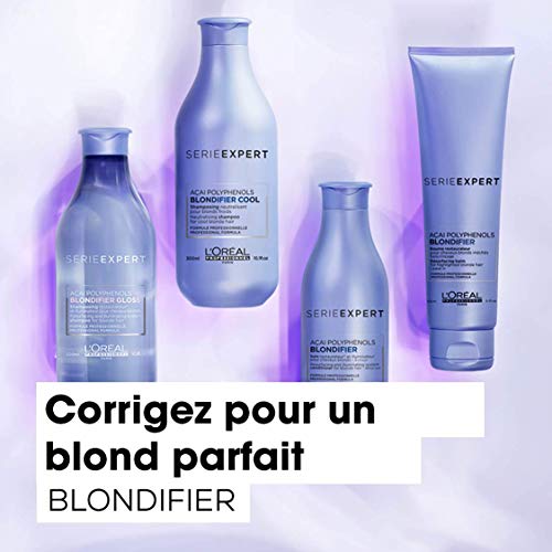 L'Oreal Professionnel - Champú Blondifier Gloss Iluminador para todos los Cabellos Rubios, 300 ml