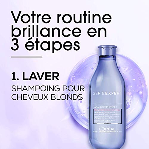 L'Oreal Professionnel - Champú Blondifier Gloss Iluminador para todos los Cabellos Rubios, 300 ml