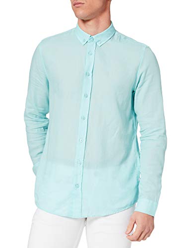LTB Jeans Nibote Camisa, Angel Blue 6644, XXL para Hombre