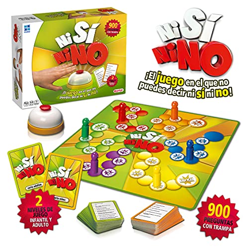 Lúdilo-678401 Ni si ni no (lúdico) juego de mesa para niños, multicolor, 32.5 x 25.7 x 6.1 (678401)
