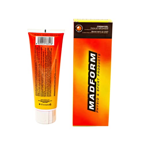 Madform Crema De Calentamiento Muscular - Efecto Calor, Naranja, 120 ml