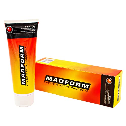 Madform Crema De Calentamiento Muscular - Efecto Calor, Naranja, 120 ml
