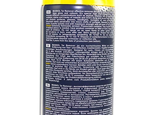 Mannol 9668 Tar Remover Eliminador de alquitrán insektenent Ferner Spray 450 ml