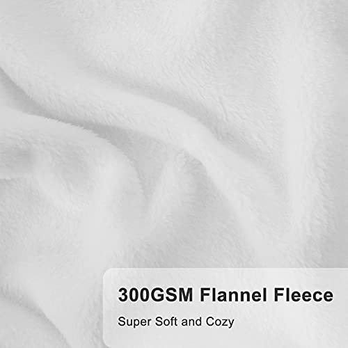 Manta de forro polar de color blanco y negro, pequeña, diseño de cebra, cálida y suave, para verano, 130 x 150 cm, cómoda y fácil de limpiar, como manta para sofá o sofá