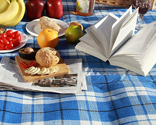 Manta de picnic extra grande Manta de playa Manta de picnic plegable impermeable Manta de exterior Alfombra de gran tamaño 79 "x 59" Manta portátil con estacas para picnics al aire libre