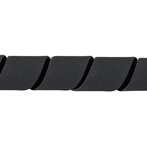 MASADA tirantes calidad fabricados a mano, con cierres de mosquetón resistentes y ajustes continuos con anchura de 3,5 cm para tallas de hasta 195 cm - gris oscura