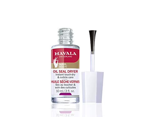 Mavala Oil Seal Dryer Aceite Secante Instantáneo de Uñas con Aceite de Algodón y Vitamina E, Anti-Oxidante, 10 ml