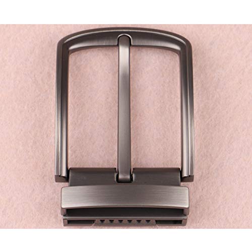 McFanBe Hebilla de Cinturón de 1,5 Pulgadas (38-40 mm) Hebilla de Repuesto Cuadrada de Una Sola Punta para Hombres Mujeres Cinturón (Gris19)