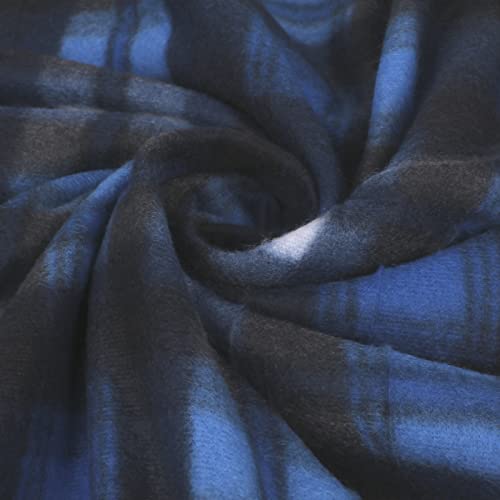 MERCURY TEXTIL-Manta de Tejido Polar para sofá y Cama, 100% Poliéster, Transpirable y Suave (Azul)