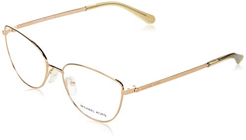 Michael Kors 0MK3030 Monturas de Gafas, Shiny Rose Gold, 54 para Mujer