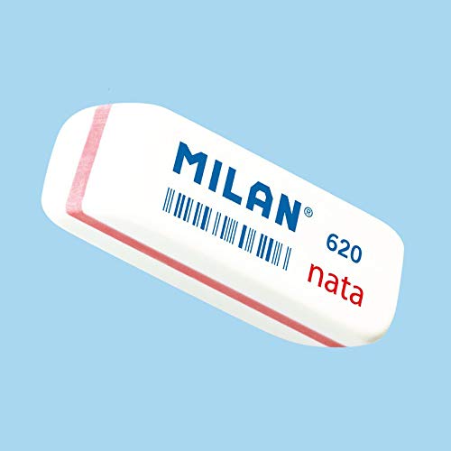 MILAN BPM10044 - Pack de 2 gomas de borrar