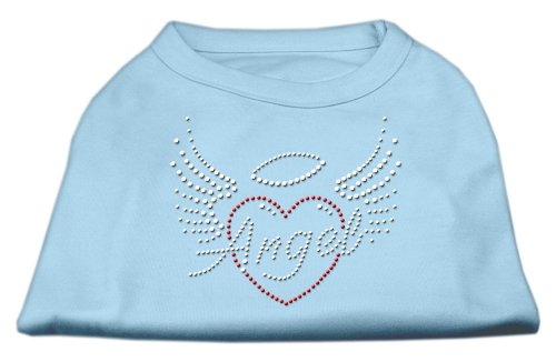 Mirage Angel - Camisa de Perro con Diamantes de imitación, Talla XXXL, Color Azul