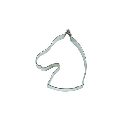 Molde para galletas (8 cm, acero), diseño de cabeza de caballo